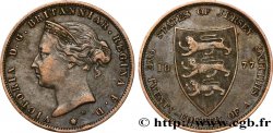 JERSEY 1/24 Shilling Reine Victoria 1877 Heaton
