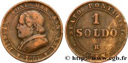 VATICANO E STATO PONTIFICIO 1 Soldo an XXI buste large 1867 Rome