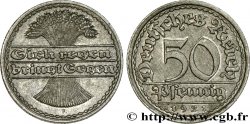 DEUTSCHLAND 50 Pfennig gerbe de blé “sich regen bringt segen“ 1921 Stuttgart - F