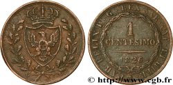 ITALIA - REINO DE CERDEÑA 1 Centesimo Charles Félix, roi de Sardaigne “P” 1826 Gênes