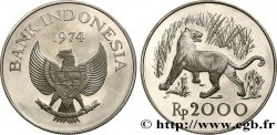 INDONESIA 2000 Rupiah Proof 1974 