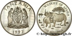 TANZANIA 200 Shillings Proof 1997