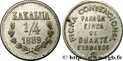 MEXICO 1/4 Peso 1889 