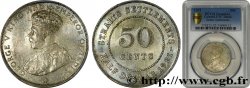 MALESIA - INSEDIAMENTI DELLO STRETTO 50 Cents Georges V 1921