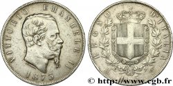 ITALIE 5 Lire Victor Emmanuel II 1873 Milan