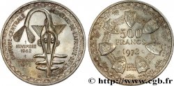 ÉTATS DE L AFRIQUE DE L OUEST (BCEAO) 500 Francs BCEAO 1972 Paris