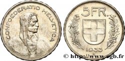 SUISSE 5 Francs Berger des Alpes 1933 Berne
