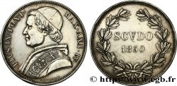ITALY - PAPAL STATES - PIUS IX (Giovanni Maria Mastai Ferretti) 1 Scudo an IV 1850 Rome