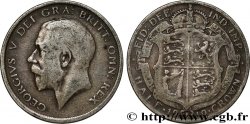 VEREINIGTEN KÖNIGREICH 1/2 Crown Georges V / blason 1919