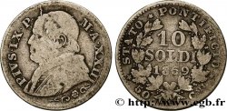 VATICANO E STATO PONTIFICIO 10 Soldi Pie IX an XXIII 1869 Rome