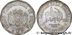 BOLIVIE 2 Bolivianos Colorados de Bolivie 2017 Varsovie SPL