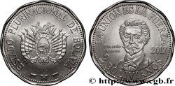 BOLIVIE 2 Bolivianos Eduardo Abaroa 2017