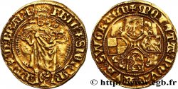 ALLEMAGNE - BRANDEBOURG FRANCONIE - FRÉDÉRIC D ANSBACH ET SIGISMOND DE KULMBACH Florin d or ou gulden n.d. Schwaben AU/XF