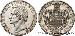 ALLEMAGNE - ROYAUME DE SAXE - JEAN 2 Thaler 1858 Dresde AU