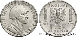 ALBANIE 1 Lek Victor-Emmanuel III d’Italie 1939 Rome