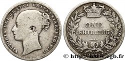 ROYAUME-UNI 1 Shilling Victoria “tête jeune” 1875 