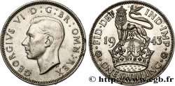 ROYAUME-UNI 1 Shilling Georges VI “England reverse” 1943 