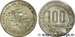 GUINÉE ÉQUATORIALE Essai de 100 Francos BEAC 1985 Paris