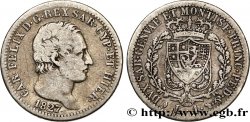 ITALY - KINGDOM OF SARDINIA 1 Lire Charles Félix 1827 Turin