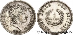 ITALIE - ROYAUME DES DEUX-SICILES 1 Lira Joachim Murat 1813 Naples