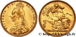 INVESTMENT GOLD 1 Souverain Australie Victoria buste du jubilé 1892 Melbourne