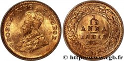 INDIA BRITÁNICA 1/12 Anna (1 Pie) Georges V 1934 Calcutta