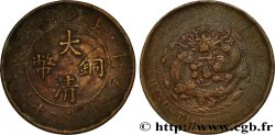 CHINA - EMPIRE - STANDARD UNIFIED GENERAL COINAGE 20 Cash 1909 Tianjin