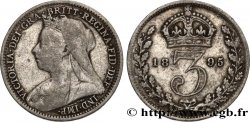 REGNO UNITO 3 Pence Victoria “Old Head” 1895