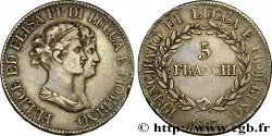 ITALIEN - LUCQUES UND PIOMBINO 5 Franchi 1807 Florence