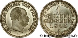 ALLEMAGNE - ROYAUME DE PRUSSE - GUILLAUME Ier 1 Silbergroschen  1865 Berlin