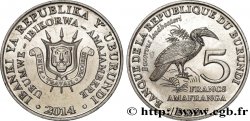 BURUNDI 5 Francs Bucorve du Sud 2014