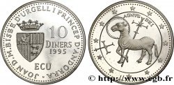 ANDORRE (PRINCIPAUTÉ) 10 Diners Proof Agnvs Dei 1995  SPL