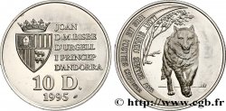 ANDORRE (PRINCIPAUTÉ) 10 Diners Proof Loup 1995