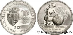 ANDORRE (PRINCIPAUTÉ) 10 Diners Proof Admission à l’ONU 1994  SPL