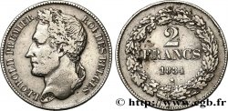 BELGIQUE - ROYAUME DE BELGIQUE - LÉOPOLD Ier 2 Francs 1834 