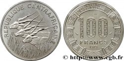 CENTRAFRIQUE Essai de 100 Francs antilopes type “BEAC” 1975 Paris