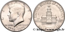 ESTADOS UNIDOS DE AMÉRICA 1/2 Dollar Kennedy / Independence Hall bicentenaire 1976 Denver