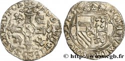 SPANISH LOW COUNTRIES - TOURNAI - PHILIPPE II OF SPAIN Double patard 1593 Tournai AU