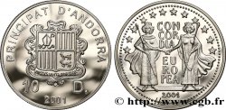 ANDORRA 10 Diners Proof 50e Concorde européenne 2001