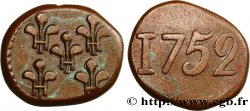 FRENCH INDIA Biche de Mahé 1752 Pondichéry AU