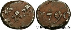 FRENCH INDIA Biche de Mahé 1790 Pondichéry XF