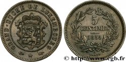 LUXEMBURGO 5 Centimes écu couronné 1855 Paris 