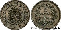 LUXEMBOURG 5 Centimes écu couronné 1855 Paris