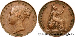 UNITED KINGDOM 1 Farthing Victoria “tête jeune” 1838