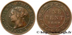 CANADA 1 Cent Victoria 1882 Heaton