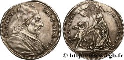 ITALY - PAPAL STATES - CLEMENT XII  (Lorenzo Corsini) Teston 1735 Rome XF