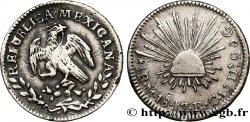 MEXIQUE 1/2 Real aigle 1847 Mexico