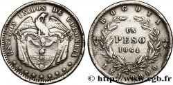 COLOMBIE 1 Peso Confédération Grenadine 1864 Bogota