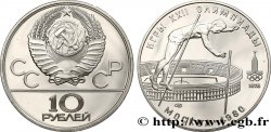 RUSSLAND - UdSSR 10 Roubles Proof Jeux Olympiques de Moscou, saut à la perche 1978 Léningrad