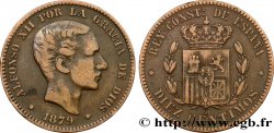 ESPAGNE 10 Centimos Alphonse XII 1879 Oeschger Mesdach & CO